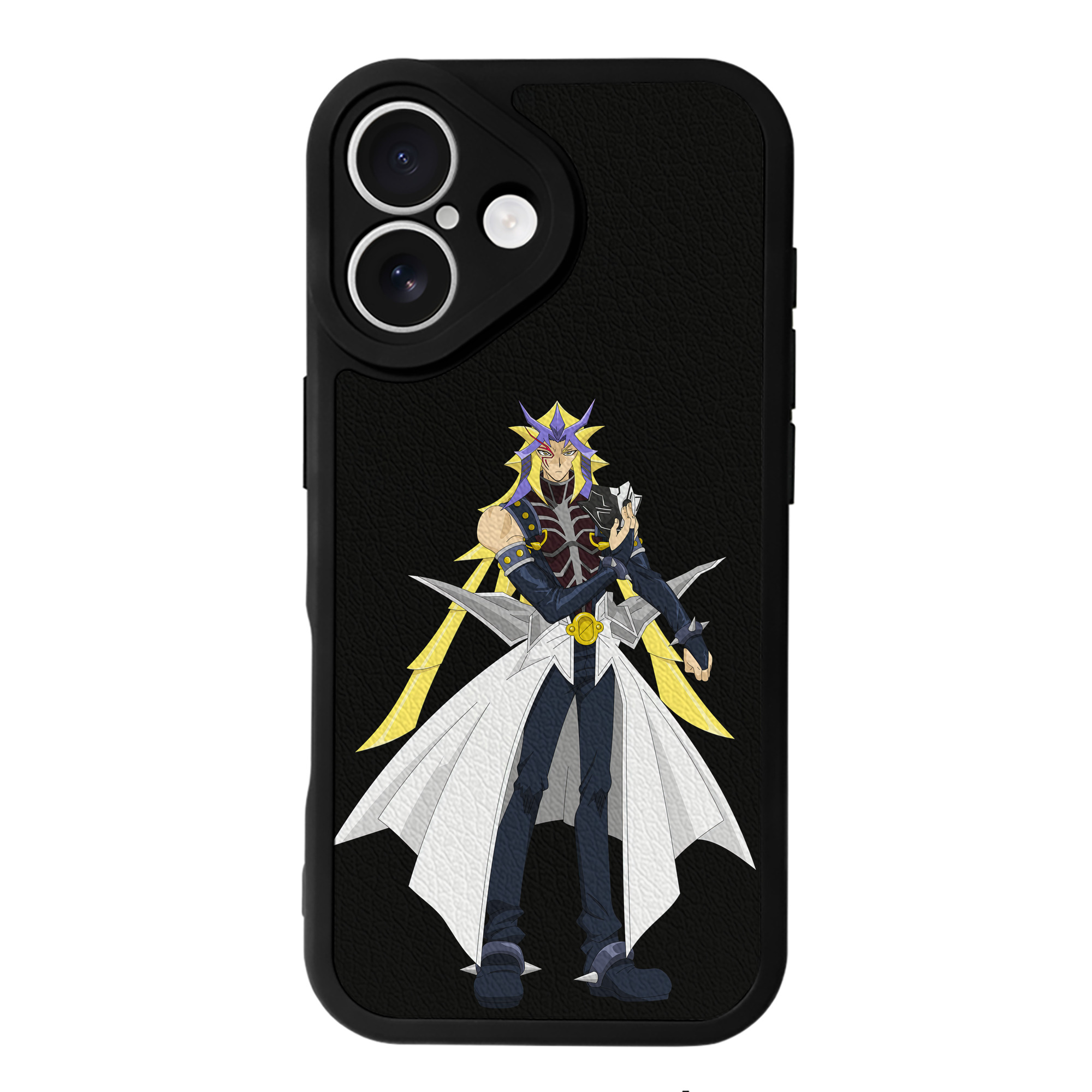 遊☆戯☆王 Yu-Gi-Oh! 【iPhone 16シリーズ対応】シリコンスマホケース（レザー調） 材質：シリコン